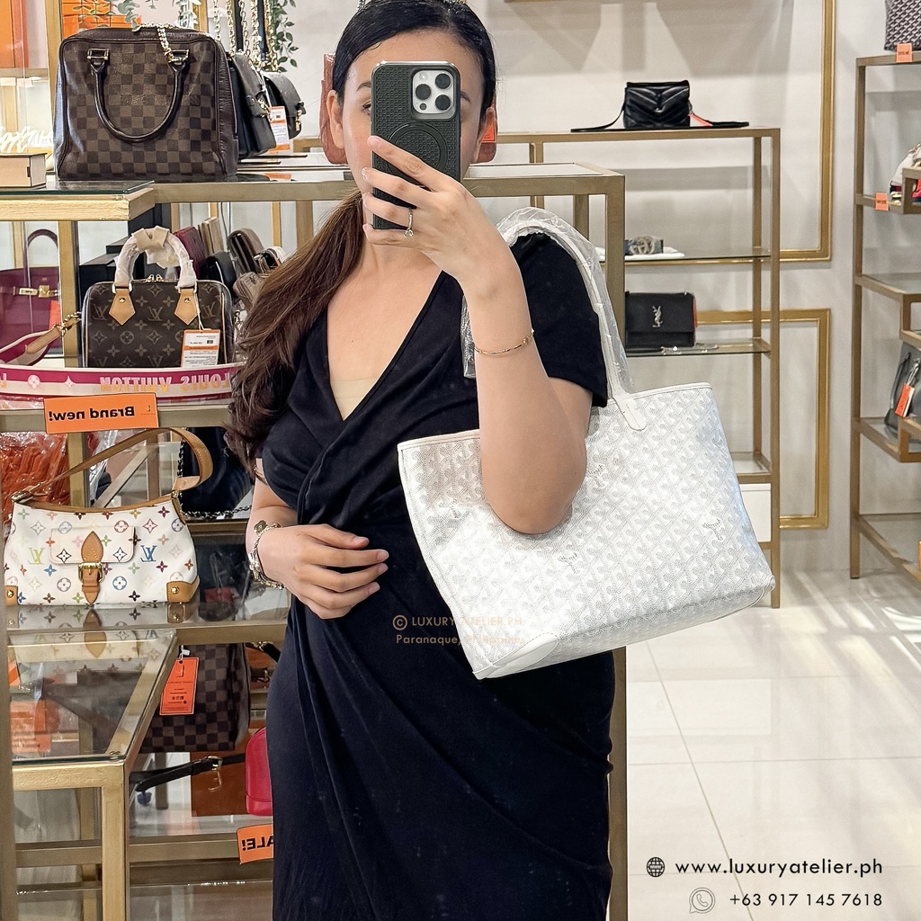 Goyard Brand new Artois White Luxury Atelier.Ph